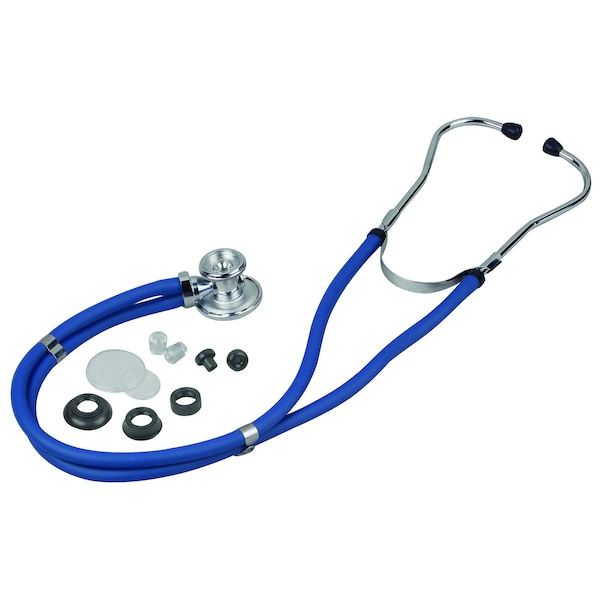 Veridian Healthcare Sterling Sprague Rappaport-Type Stethoscope, Royal Blue, Boxed 05-11003 - main